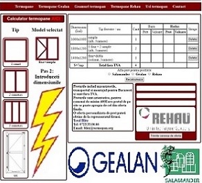 calculator termopane